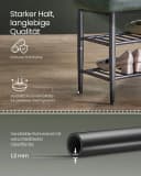 VASAGLE Schuhbank Schuhregal EKHO Series Kunstleder 30 x 100 x 50 cm Bild 5