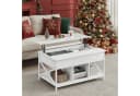 VASAGLE Couchtisch höhenverstellbar versteckter Stauraum 60 x 100/120 x (48-62) cm Bild 1