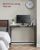 VASAGLE Schreibtisch Computertisch Bürotisch 80/100/120/135/160 cm Modern Bild 4
