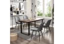 SONGMICS Esszimmerstuhl Set 4 St. Grau Ergonomisch Modern Bild 1