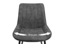 SONGMICS Esszimmerstuhl Set 4 St. Grau Ergonomisch Modern Bild 5