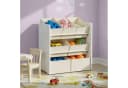 SONGMICS Kinderregal Bücherregal Wolkenweiß 7 Aufbewahrungsboxen Bild 1