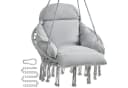SONGMICS Hängesessel bis 120 kg belastbar, Hängeschaukel, Hängestuhl, skandinavisch Bild 2