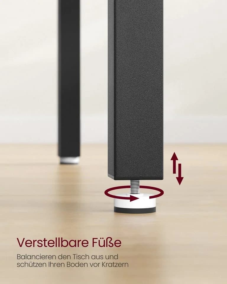 VASAGLE Esstisch Esszimmertisch Küchentisch 110 cm für 4 Personen - Bild 5