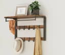 VASAGLE Wandgarderobe 65 x 30 x 42 cm Bild 2