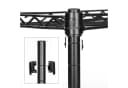 SONGMICS Badregal Standregal Schwarz-Transparent 5 PP-Platten Bild 4