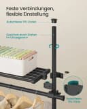 SONGMICS Kleiderständer deckenhoch 3-stufig höhenverstellbar Bild 4