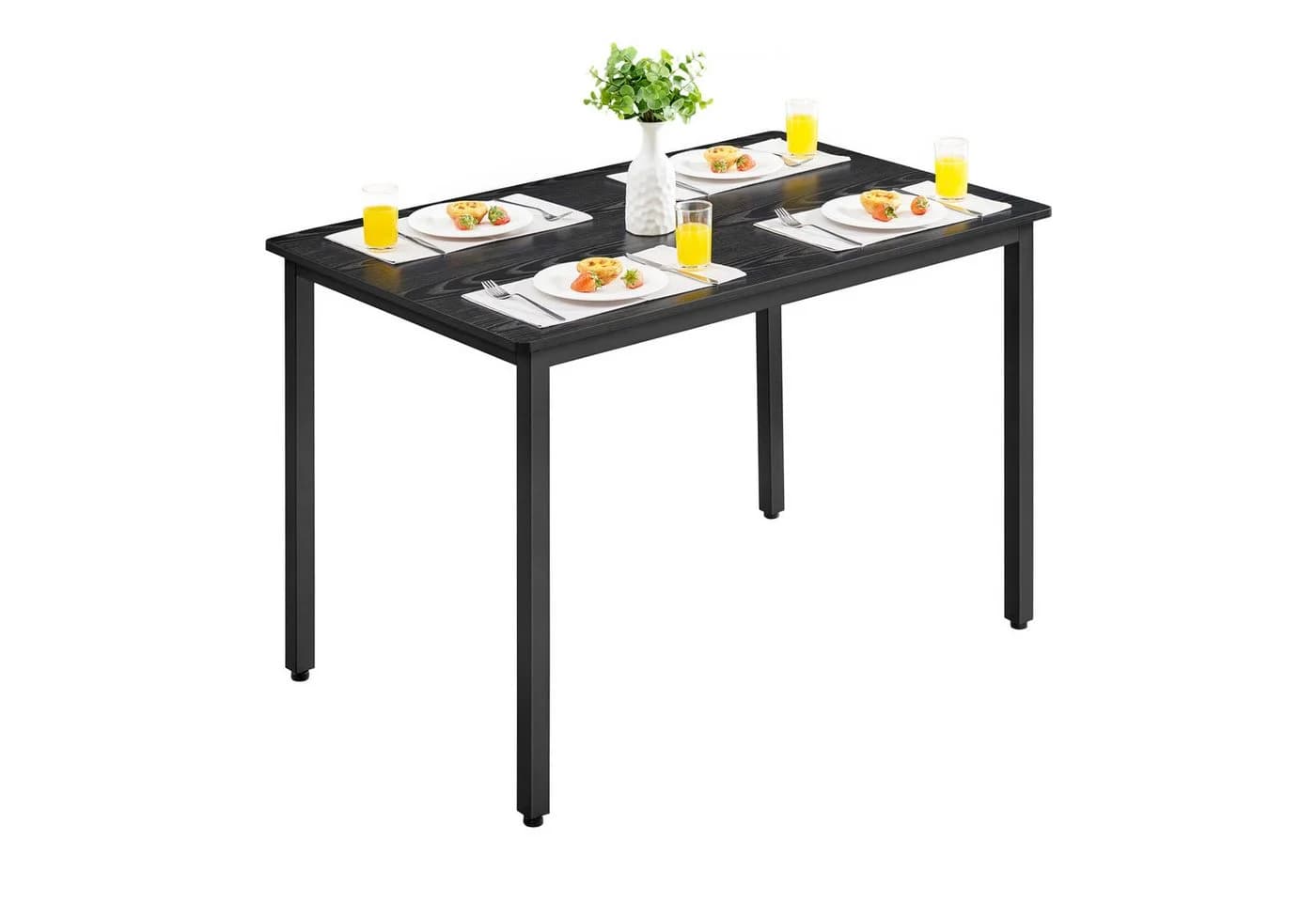 VASAGLE Esstisch Küchentisch 70 x 110 x 77 cm für 4 Personen - Bild 2