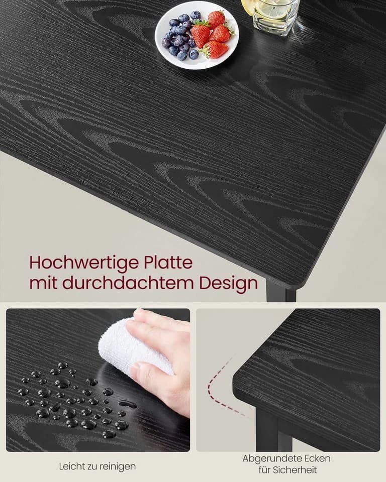 VASAGLE Esstisch Küchentisch 70 x 110 x 77 cm für 4 Personen - Bild 4