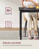 VASAGLE Esstisch Küchentisch 70 x 110 x 77 cm für 4 Personen Bild 5