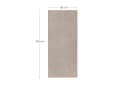 SONGMICS HOME Sisalteppich Wohnzimmerteppich 5 mm Jute-Optik Braun Bild 1