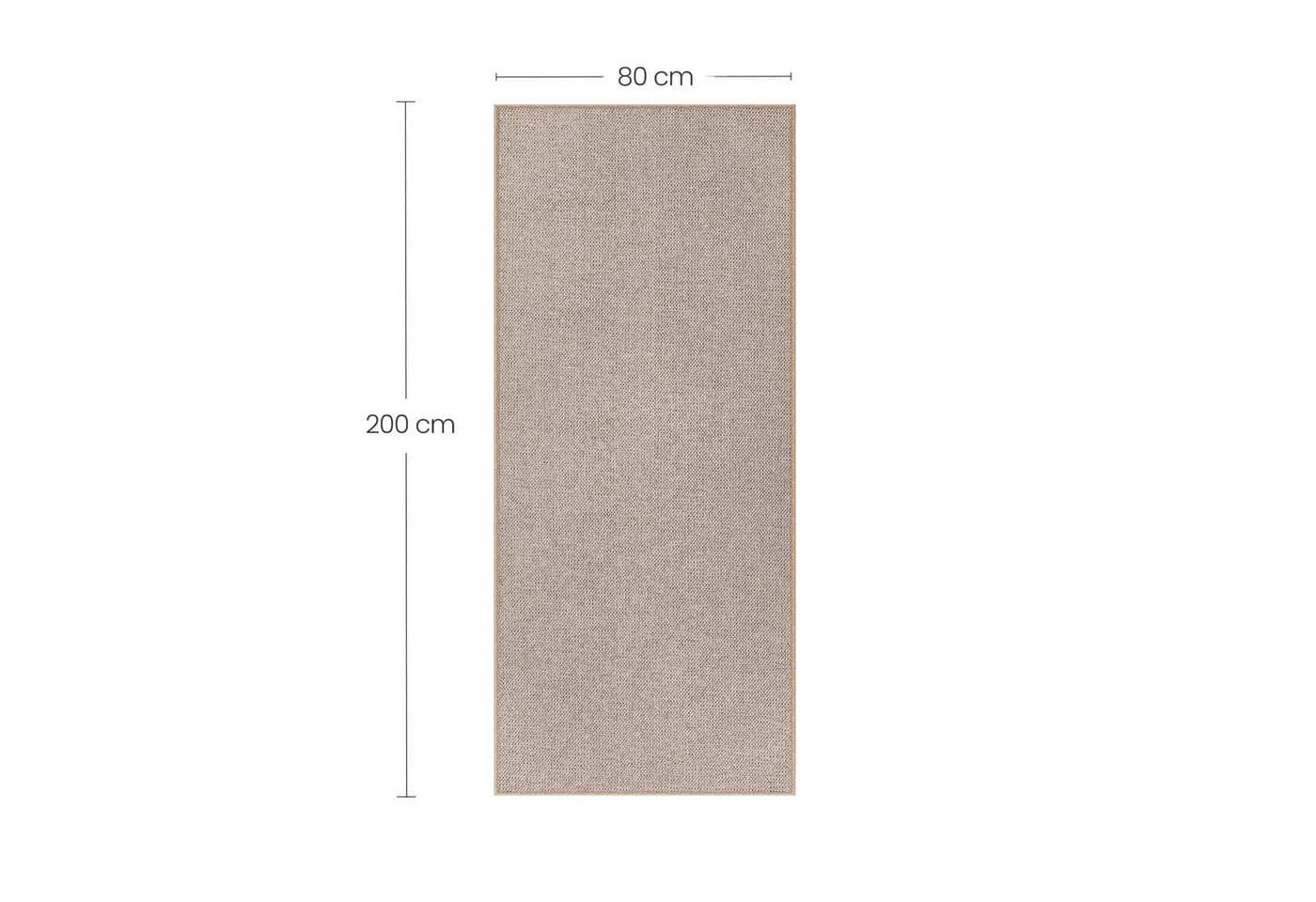 SONGMICS HOME Sisalteppich Wohnzimmerteppich 5 mm Jute-Optik Braun
