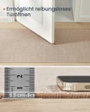 SONGMICS HOME Sisalteppich Wohnzimmerteppich 5 mm Jute-Optik Braun Bild 4