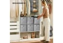 SONGMICS Aufbewahrungsbox 6er Set Sandbeige Vliesstoff mit Griff Bild 1