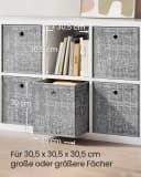 SONGMICS Aufbewahrungsbox 6er Set Sandbeige Vliesstoff mit Griff Bild 3