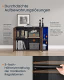 SONGMICS HOME Sideboard Aufbewahrungsschrank mit Beleuchtung, Werkzeuglose Montage Bild 5