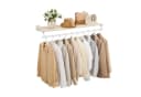 SONGMICS Wandgarderobe Garderobe Wandregal mit Kleiderstange Schlafzimmer Bild 2