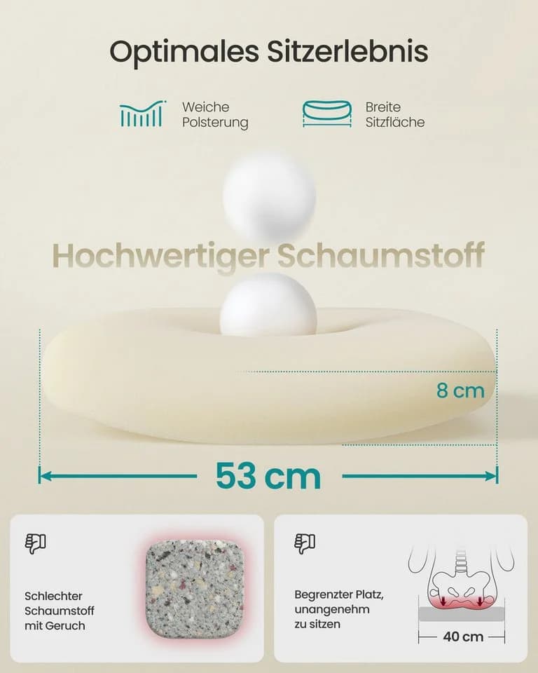 SONGMICS Bürostuhl Ergonomisch Drehstuhl Mesh Wippfunktion Klappbare Armlehnen Schwarz - Bild 5