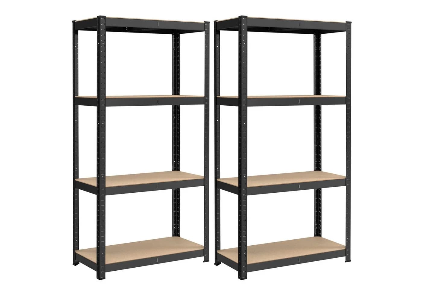 SONGMICS Standregal Küchenregal 2-tlg. Silber/Schwarz 40 x 80 x 160 cm - Bild 2