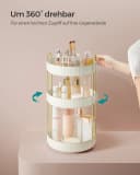 SONGMICS Make-Up Organizer 360° Drehbarer Kosmetik Aufbewahrung Bild 4