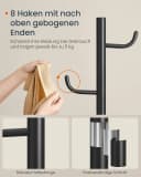 SONGMICS HOME Garderobenständer Kaktus-Form 8 Haken 175,3 cm Bild 4