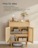 SONGMICS HOME Sideboard Fernsehschrank Boho Beige Bild 5