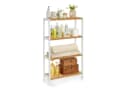 SONGMICS Badregal Bambus 26 x 60 x 100 cm Badezimmerregal Küchenregal Schuhregal Bild 2