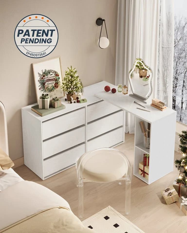 SONGMICS HOME Kommode L-förmig Werkzeuglos 120 cm - Bild 2