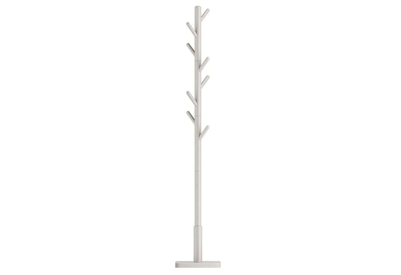 VASAGLE Garderobenständer Massivholz 30 x 30 x 175 cm Beige - Bild 4