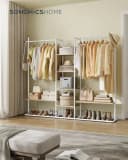 SONGMICS HOME Kleiderständer Garderobenständer Beige Bild 1