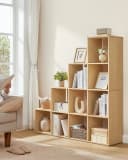 VASAGLE Bücherregal Raumteiler Würfelregal Beige Bild 3