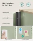 SONGMICS Aktenschrank Küchenschrank Lorbeergrün-Natureichenfarben Bild 4