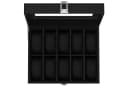 SONGMICS Uhrenbox Uhrenkasten 10 Fächer Glasdeckel Samtfutter Bild 5