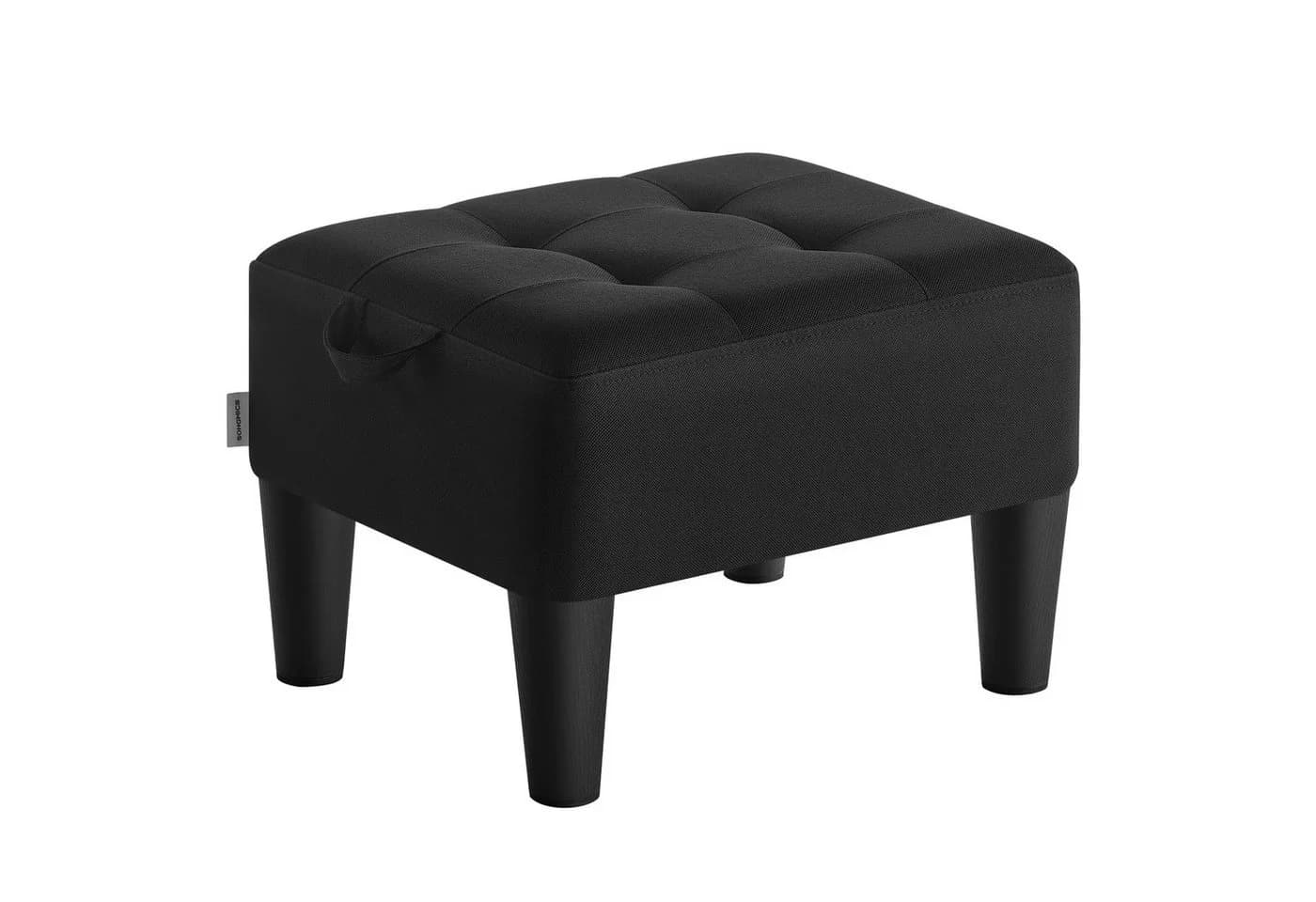 SONGMICS Sitzhocker Leinenimitat Grau/Schwarz 150kg - Bild 2