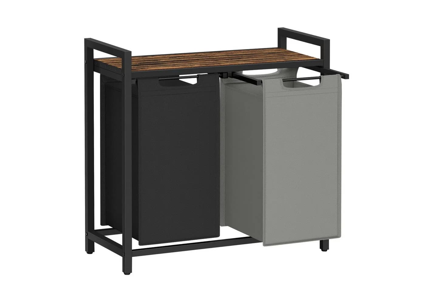 VASAGLE Wäschekorb 2 Säcke Oxford-Gewebe abnehmbar 2 x 46 L - Bild 2