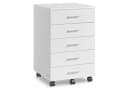 VASAGLE Rollcontainer mit 5 Schubladen und Rollen Bild 2