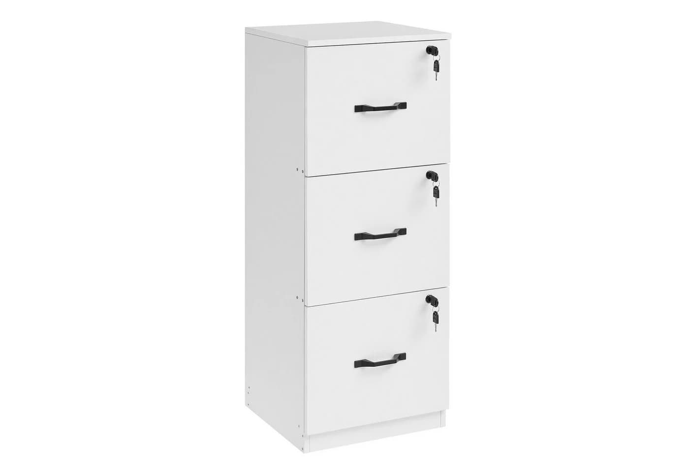 VASAGLE Aktenschrank Büroschrank Druckerständer 3 Schlösser verstellbare Hängestange - Bild 2