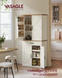 VASAGLE Buffet Küchenschrank Landhausstil 178,6 cm Bild 1