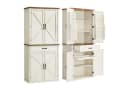 VASAGLE Buffet Küchenschrank Landhausstil 178,6 cm Bild 2