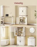 VASAGLE Buffet Küchenschrank Landhausstil 178,6 cm Bild 5