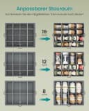 SONGMICS Aufbewahrungsbox Schuh-Organizer Grau Bild 4