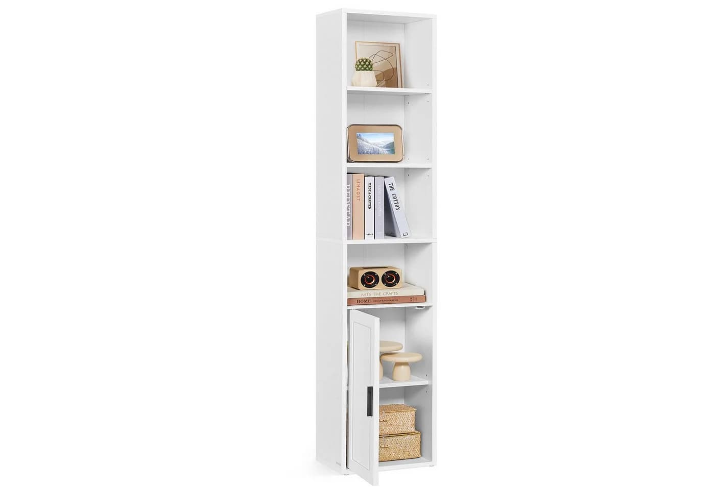 VASAGLE Bücherregal 6-stöckig Weiß - Bild 3