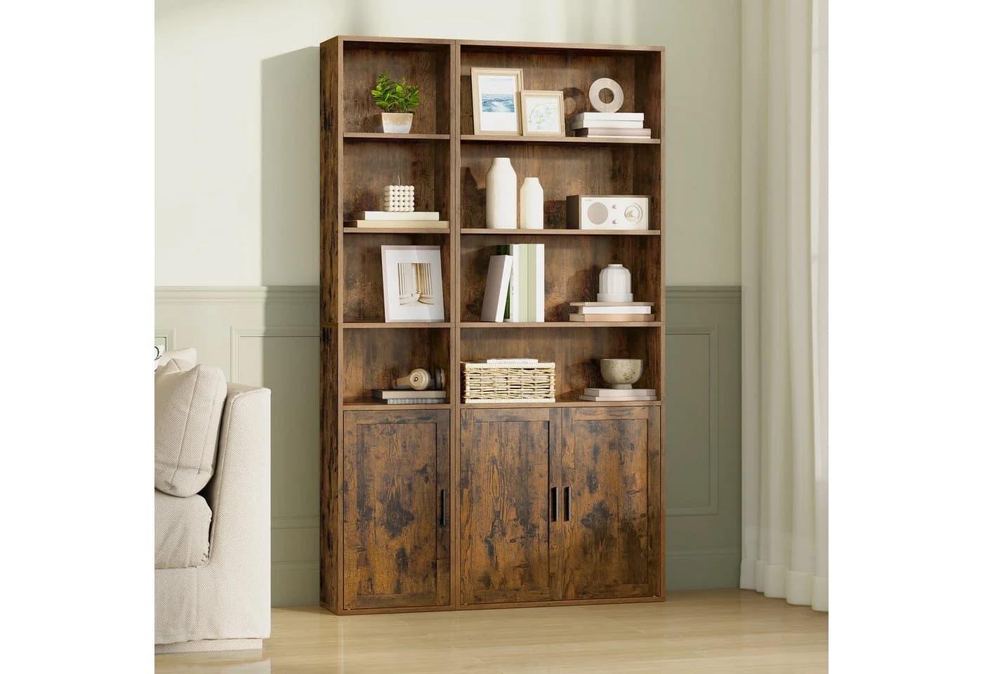 VASAGLE Bücherregal 6-stöckig Braun - Bild 3