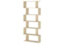 VASAGLE Bücherregal 6 Fächer Beige Holzwerkstoff 70x191x24cm Bild 1