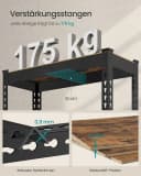 SONGMICS Standregal Schwerlastregal 5 Ablagen 875 kg 30x75x150 cm Bild 4