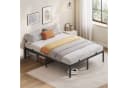 VASAGLE Bettgestell 140 x 200 cm Metallbett Tintenschwarz Bild 2