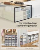 SONGMICS Schuhboxen 12/18er Set Transparent 33,2 x 23 x 14,5 cm Bild 5