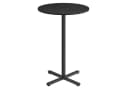 VASAGLE Bartisch Esstisch 60x60 Schwarz/Weiß Modern Bild 2