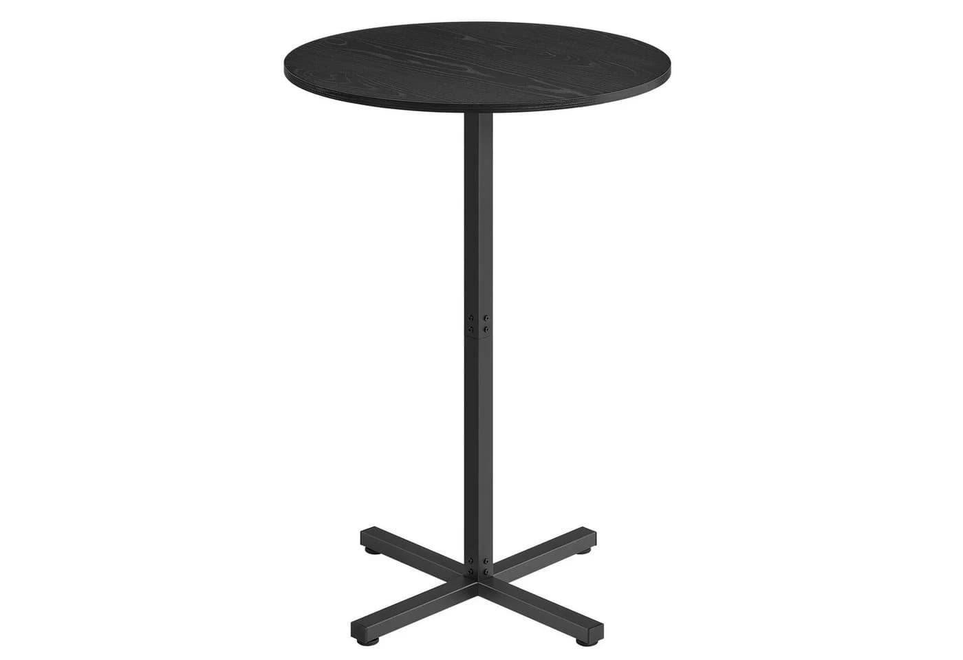 VASAGLE Bartisch Esstisch 60x60 Schwarz/Weiß Modern - Bild 2
