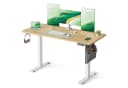 SONGMICS Schreibtisch Höhenverstellbarer elektrisch 140x60 cm Beige Bild 2